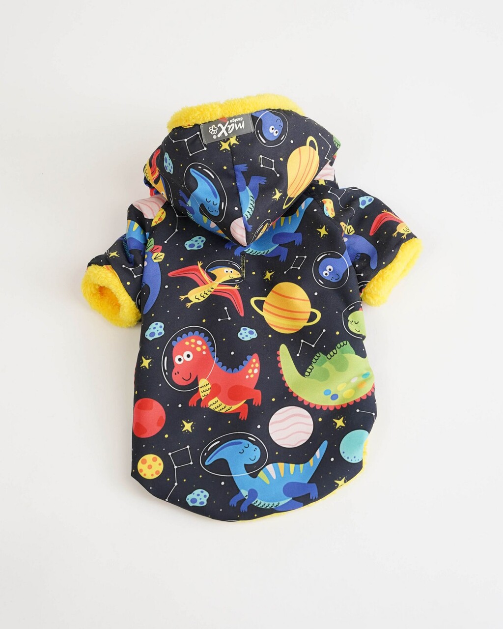 Hanorac pentru câini, Paws &amp; Whiskers, Cosmic Raincoat, Multicolor - view 4
