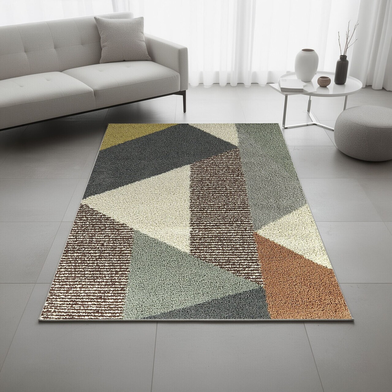 Covor Woopamuk283 100x300 cm BUMBAC/POLIESTER Multicolor