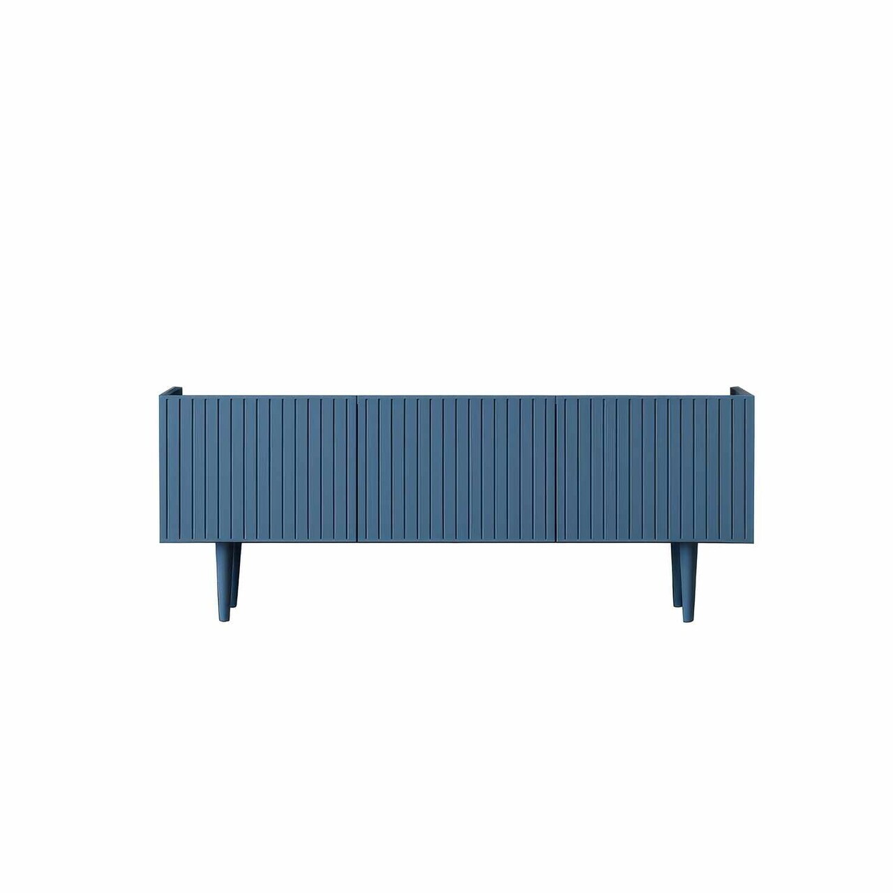 Comoda TV, Hanah Home, Capella 140, 140x50x29 cm, MDF, Albastru - view 4