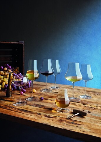Set 6 pahare pentru vin, Tentazioni Prosecco C 490, Luigi Bormioli, 420 ml, sticla cristal