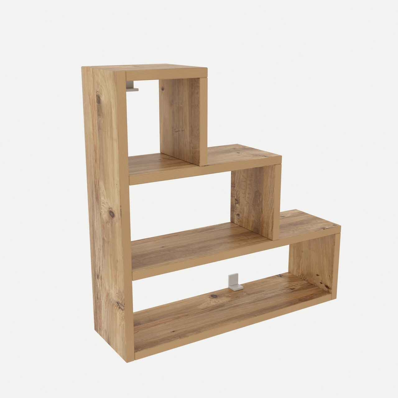 Raft de perete, Kalune Design, Piramit, 62x62x18 cm, Pin - 1 | YEO