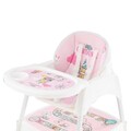 Scaun de masa pentru bebelusi, L'essentiel Maison, Carousel, Roz