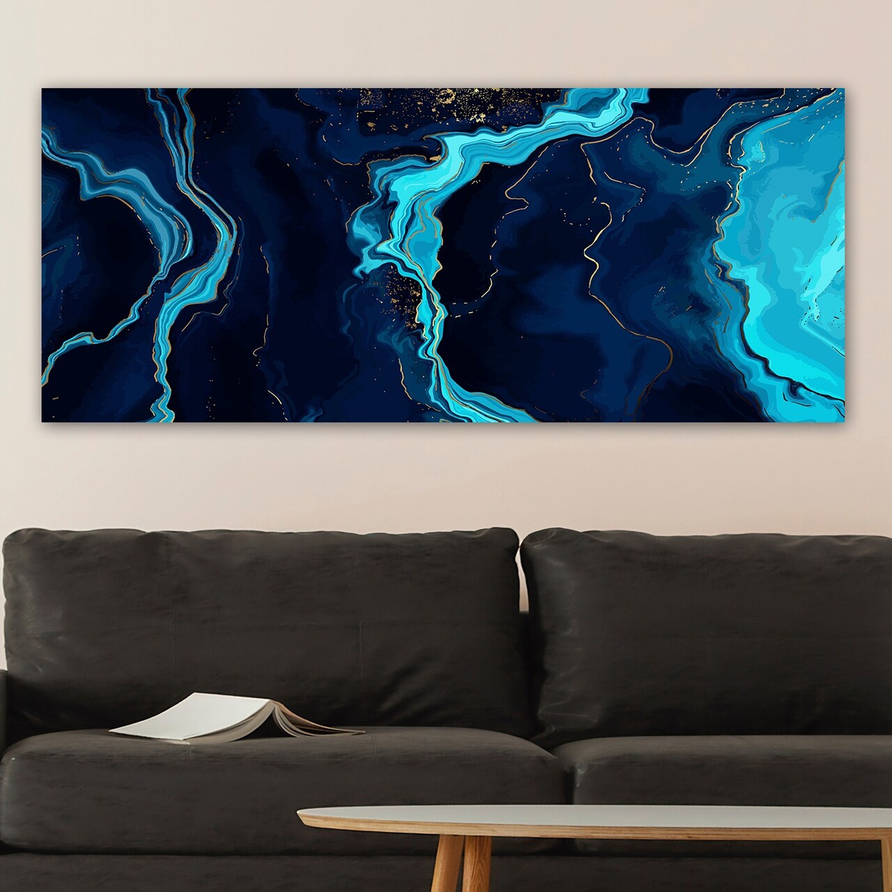 Tablou decorativ YTY155999_50120 Cadru: 100% LEMN (grosime: 3 cm) Multicolor