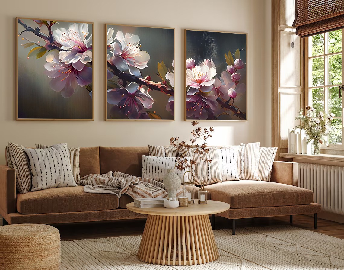 Tablou decorativ, Huhu222, Lemn masiv, Multicolor