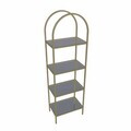 Corp biblioteca, Hanah Home, İdil, 47x158x30 cm, Auriu