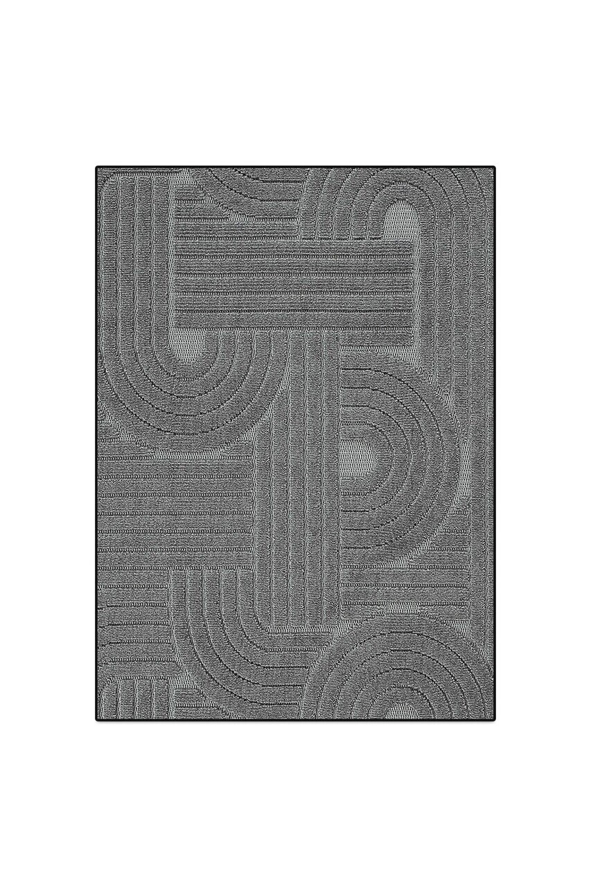 Covor, CLR-7312-HALI-90, 180x280 cm, Poliester, Gri — imaginea 2