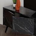 Comoda TV, Decortie, Dune, Negru