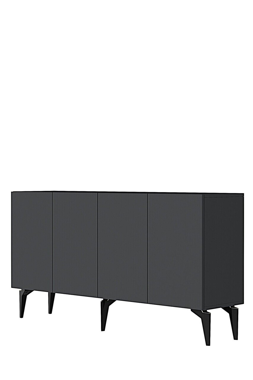 Consola, Hanah Home, Lipa 150, 125x75x32 cm, Antracit — imaginea 4