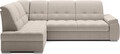 Coltar extensibil stanga 3 locuri ELTAP, LT-22IN, Sado, 272x192x95 cm, lemn/poliester, bej deschis