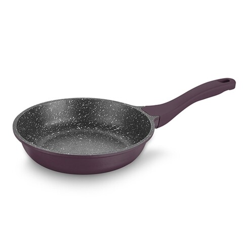 Tigaie Muhler, MR-2849, aluminiu turnat/invelis din marmura, 28 cm, lilac
