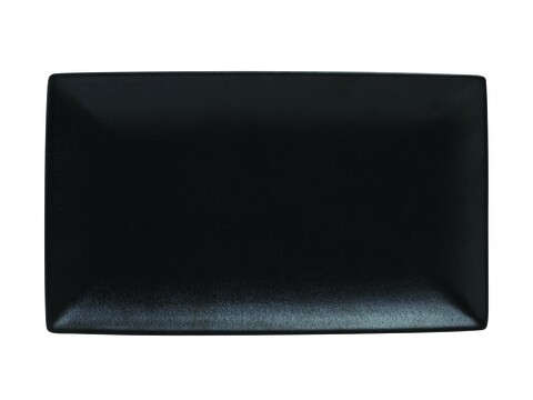 Platou servire, Maxwell&Williams, Caviar, 34.5 x 19.5 cm, portelan, negru