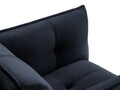 Fotoliu, Canna, Mazzini Sofas, 90x100x88 cm, catifea, albastru inchis