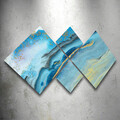 Set 4 tablouri decorative, 4MDF2032644, MDF, Imprimat UV, Multicolor