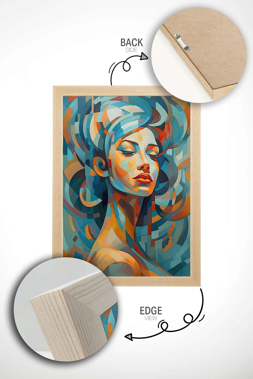 Tablou decorativ, Mscartmdl18, MDF, Multicolor — imaginea 5