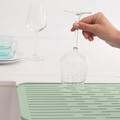 Scurgator vase, Brabantia, SinkSide, 32.5x43.8x0.9 cm, silicon, verde jad