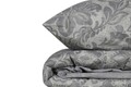 Lenjerie de pat dubla king size, Mijolnir, Muster 183MJR62435, 3 piese, bumbac ranforce, gri