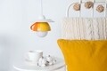 Pendul Afternoon tea, Deco Republic, E27, 1x60W, ceramica, galben/portocaliu