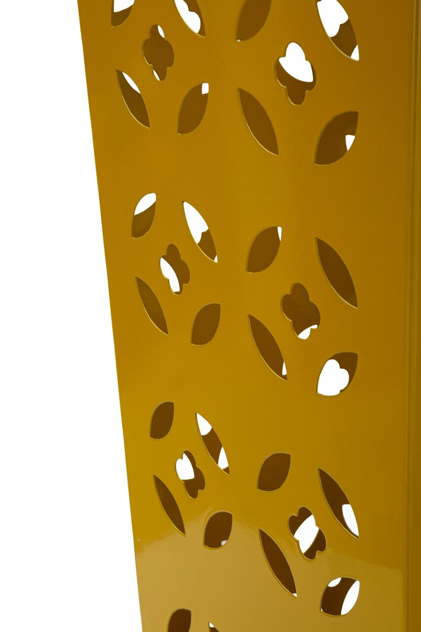 Suport pentru umbrele, Mauro Ferretti, Fit, 20x20x48 cm, metal, galben mustar - imagine 2