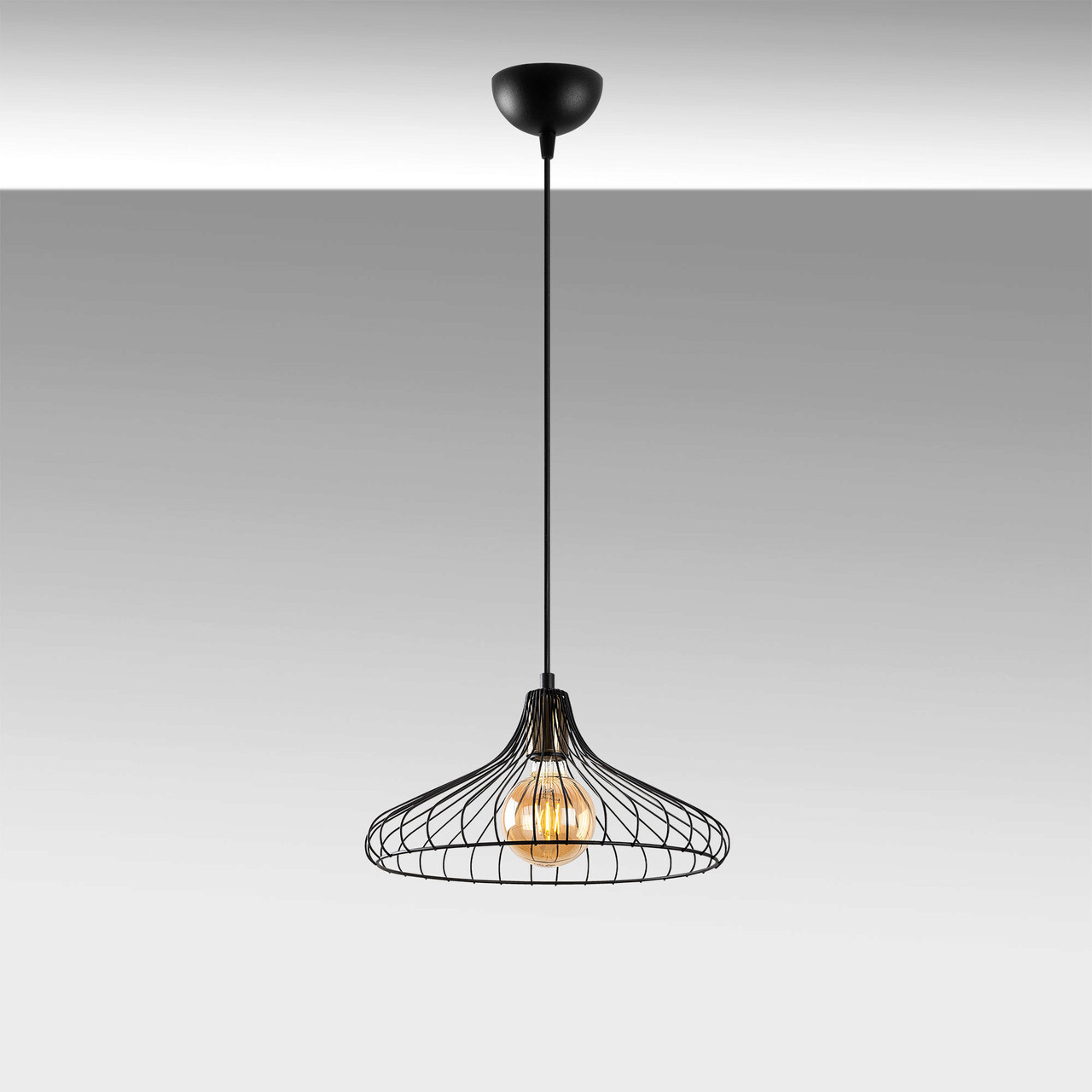 Lustra, Fulgor, 942FLG1186, Metal, Negru/Maro antic - 2 | YEO