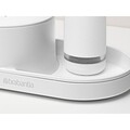 Set organizator chiuveta si dozator sapun 4 piese, Brabantia, SinkStyle Mineral, 75x13x15 cm, plastic/inox, alb
