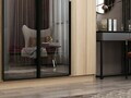 Dulap pentru haine, Hanah Home, Nisa, 270x210x52 cm, Dore