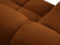 Sezlong living dreapta 1 loc, Bellis-51, Micadoni Home, 155x94x70 cm, catifea, teracota