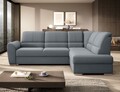 Coltar extensibil dreapta 3 locuri ELTAP, RT-04VE, Siber, 270x186x93 cm, lemn/poliester, gri deschis