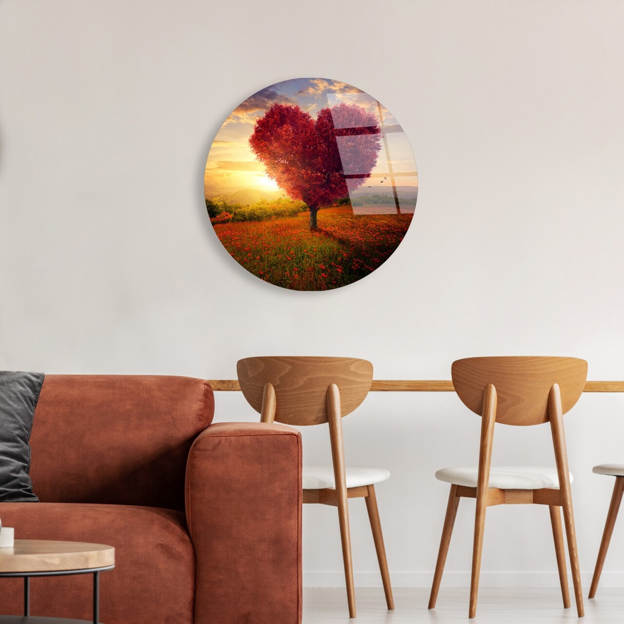 Tablou decorativ, UV-1127, Diametru: 60 cm, Multicolor - view 3