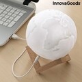 Lampa LED RGB reincarcabila Planeta Pamant Worldy InnovaGoods