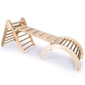 Set de cățărători Pikler, Rosewood, BLTYZ-AKTV0149, Stejar