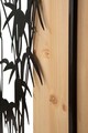 Decoratiune de perete Bamboo, Mauro Ferretti, 58x80 cm, fier/MDF, negru/maro