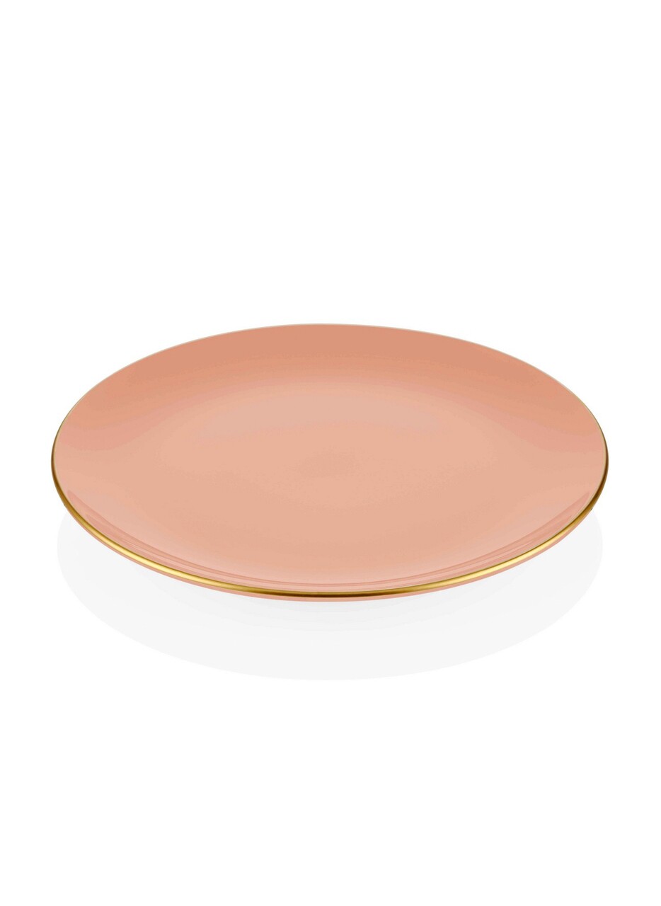 Set platouri servire, Mia, 742TMA3317, Ceramica, Roz somon