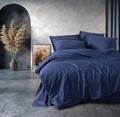 Lenjerie de pat dubla, Plain - Dark Blue, Cotton Box, Bumbac Ranforce