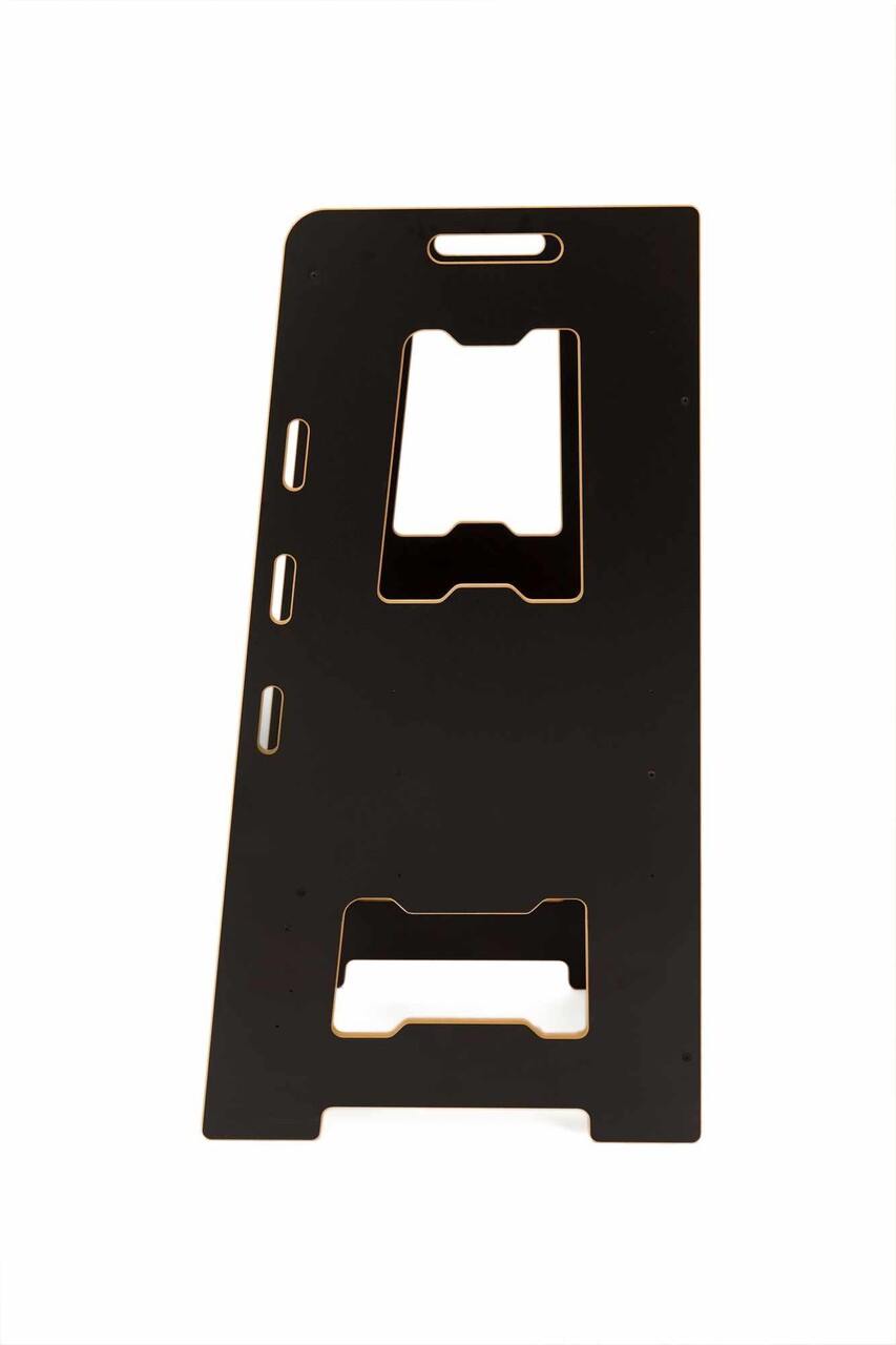 Turn de invatare, Hanah Home, Learning Tower, 40x90x50 cm, Negru / Natural - view 5