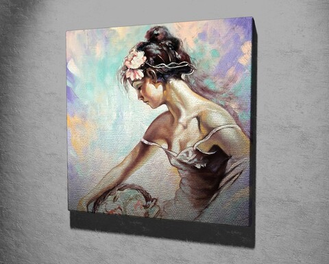 Tablou decorativ, kc275, canvas, lemn, multicolor