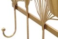 Cuier 5 Leaves, Mauro Ferretti, 49.5x26.3 cm, fier, auriu