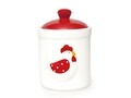 Recipient cu capac pentru depozitare, Chicken Line, Excelsa, 500 ml, ceramica, pictat manual