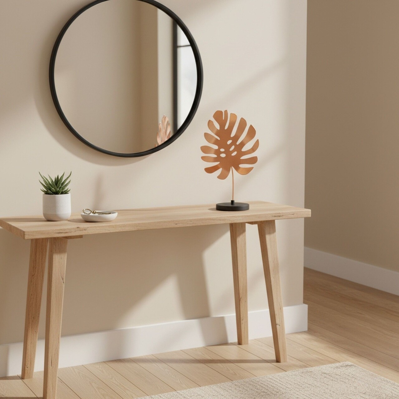 Decoratiune, Dm-006-A, 37x24x13 cm, Cupru/Negru - imagine 2