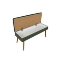 Set de mobilier pentru hol, Hanah Home, Vegas White, Alb/Verde