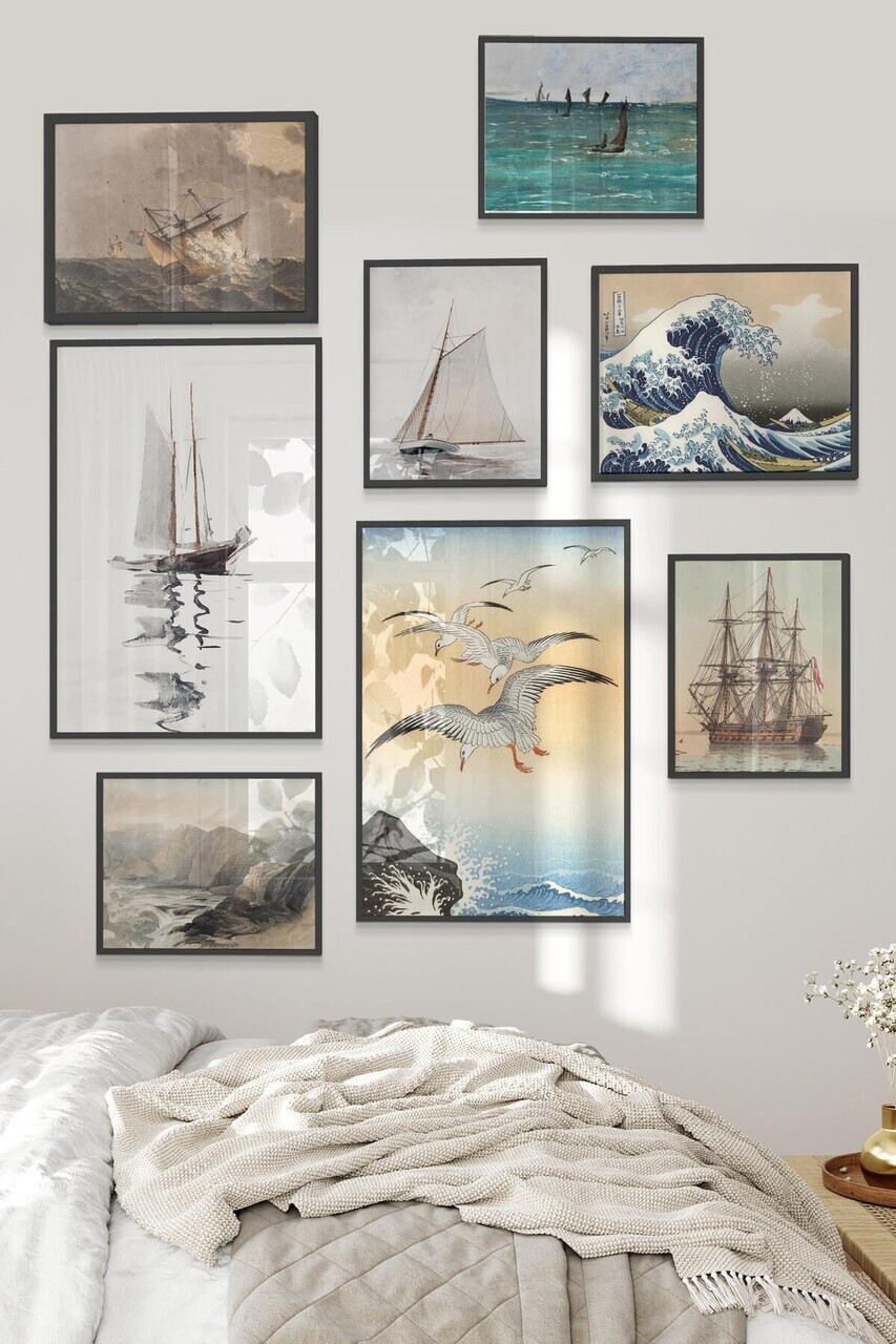 Tablou decorativ, Çgs-015-Black-Kck, Lemn masiv, Față: 100% PVC STICLĂ, Multicolor - view 2