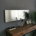 Oglinda decorativa A320D, Neostill, 35 x 105 cm, argintiu