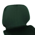 Scaun de bar Impel, Pakoworld, 46x51x99 cm, metal/catifea, auriu/verde inchis