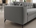 Coltar extensibil dreapta 4 locuri ELTAP, Sol-31, Solange, 292x196x84 cm, lemn/poliester, gri deschis