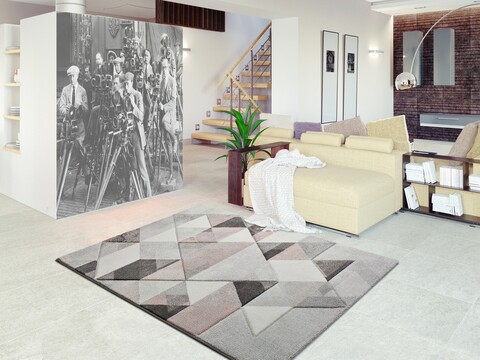 Covor, Pinky Multi, 140 x 200 cm, 100% polipropilena, multicolor