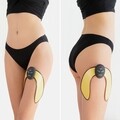 Plasture electrostimulator pentru fesieri si zona cervicala InnovaGoods, cu baterii