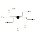 Lustra, Truva - N-697, Alby, 190 x 15 cm, 8 x E27, 40W, negru