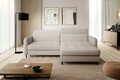 Coltar extensibil dreapta 3 locuri ELTAP, RT-18ROY, Gomsi, 228x165x100 cm, lemn/poliester, bej deschis