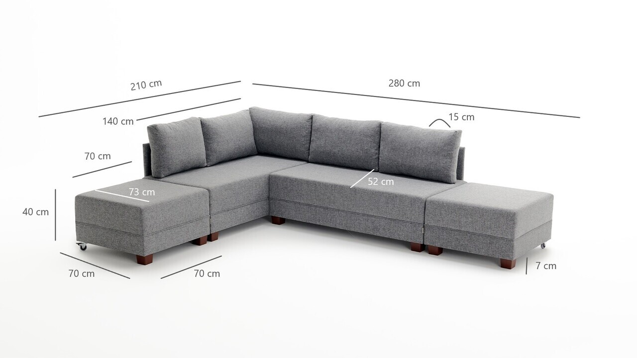 Coltar, Atelier del Sofa, 613LFS1166, Crem — imaginea 9