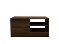 Masuta de cafea, Puqa Design, Ongu, 90x45x60 cm, PAL, Nuc / Antracit