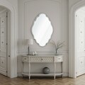 Oglinda decorativa, Lumisfera, Axis 45 x 70, 45x70 cm, Cadru MDF, Argintiu